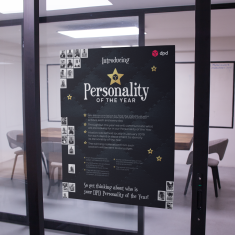 DPD Personality of the Year branding and marketing